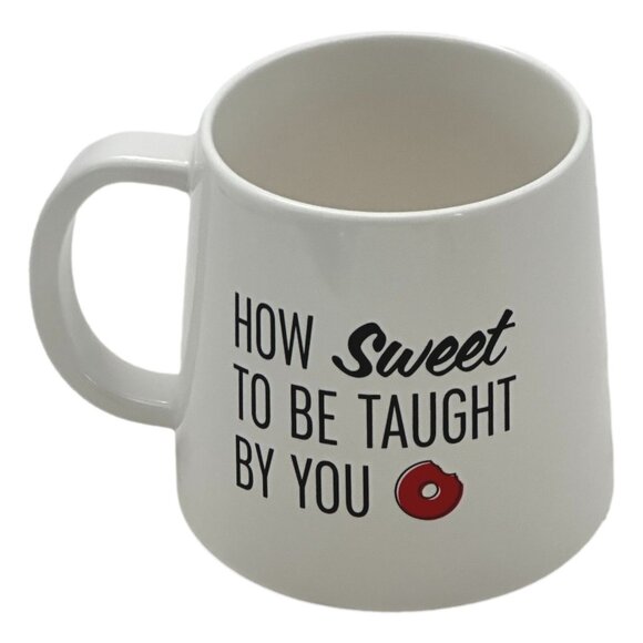 Tim Hortons Coffee Mug 2023 Teacher How Sweet Taught By You Canada New Bagged - Picture 1 of 9